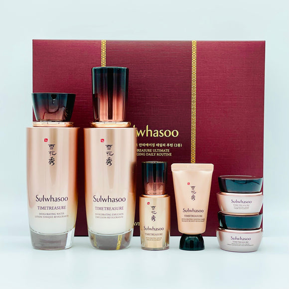 SULWHASOO Timetreasure Ultimate Anti-Aging Daily Routine 2pcs