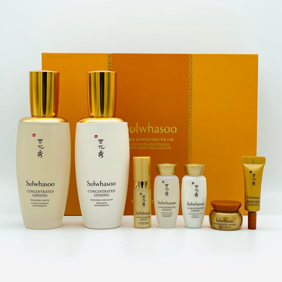 SULWHASOO Concentrated Ginseng Anti-Aging Daily Routine 2pcs