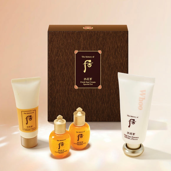 The history of Whoo Gongjinhyang Fresh Sun Cream Special Set